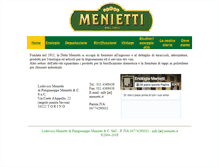 Tablet Screenshot of menietti.it